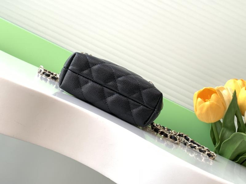 Chanel Classic Clutch With Chain Black AP4422