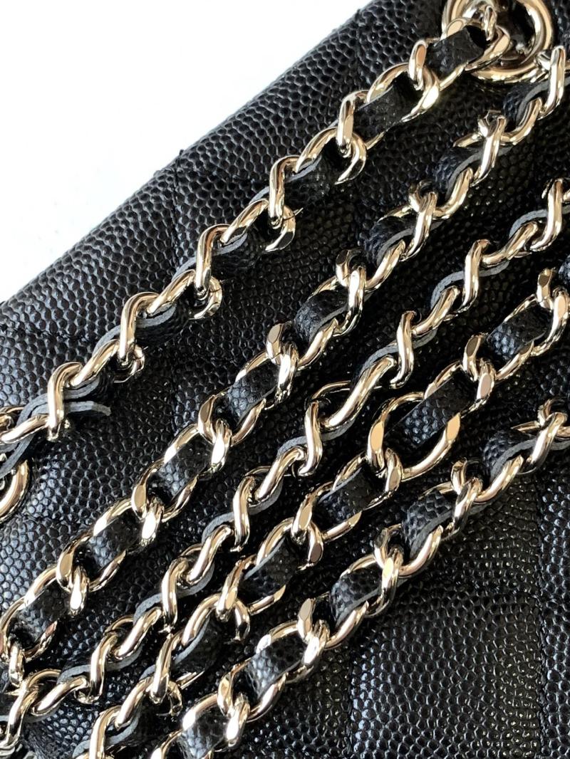 Chanel Classic Clutch With Chain Black AP4422
