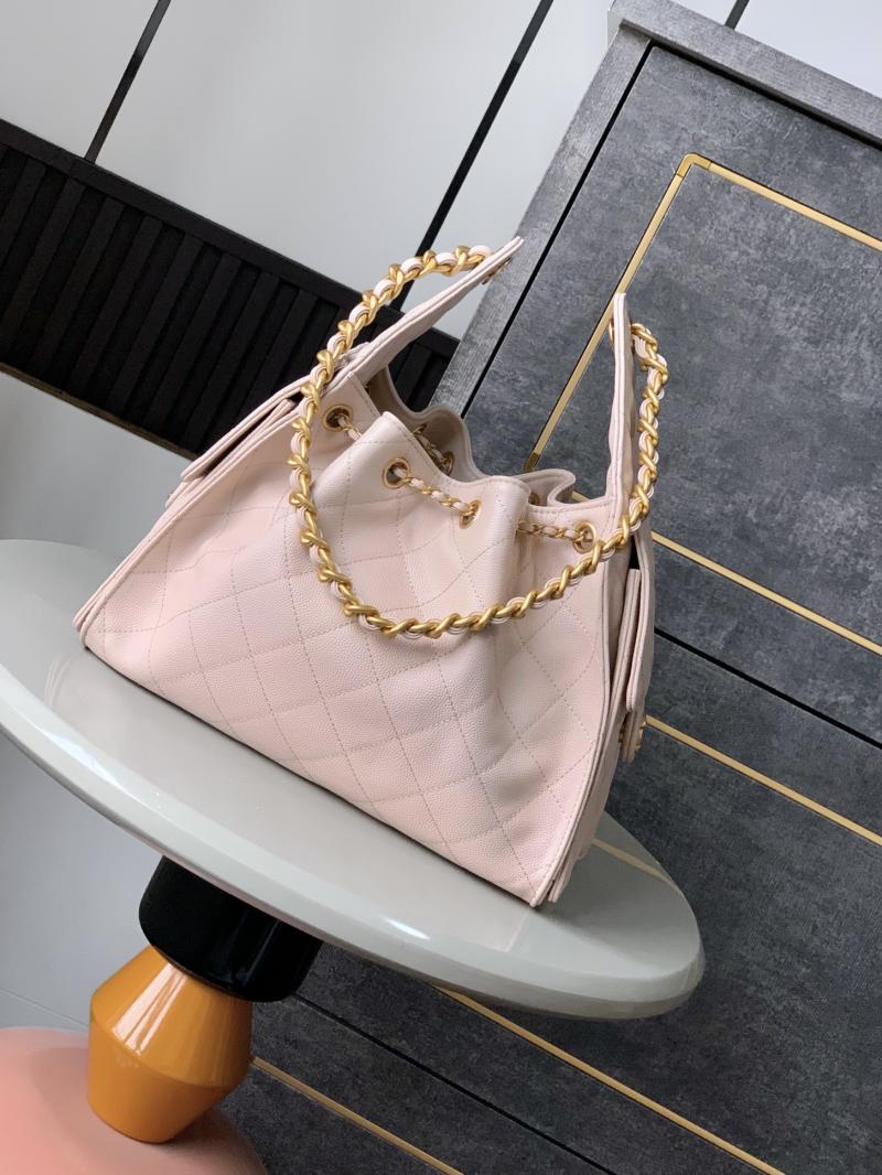 Chanel Grained Calfskin 25 Small Handbag Pink AS5293