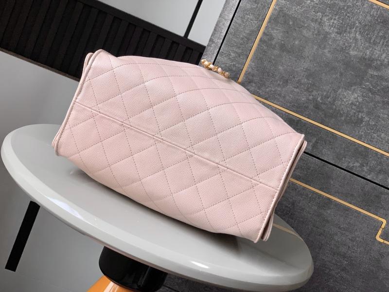 Chanel Grained Calfskin 25 Small Handbag Pink AS5293
