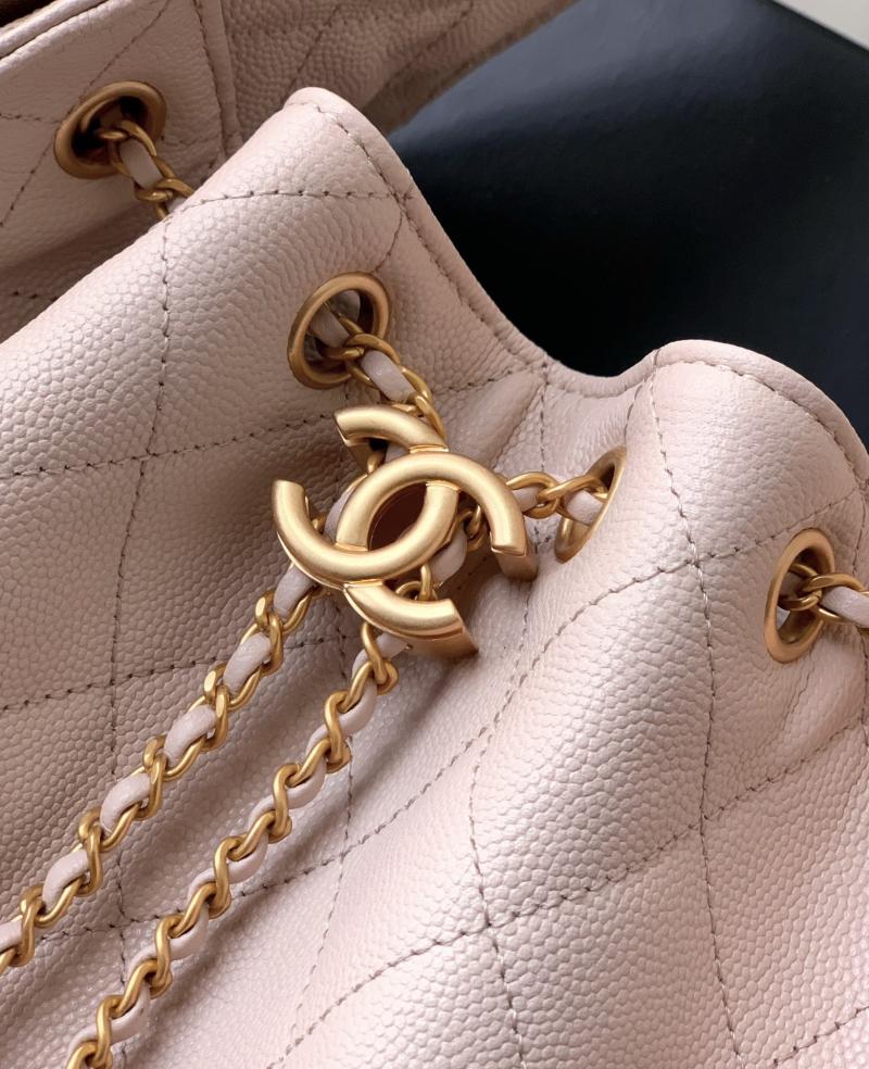 Chanel Grained Calfskin 25 Small Handbag Pink AS5293