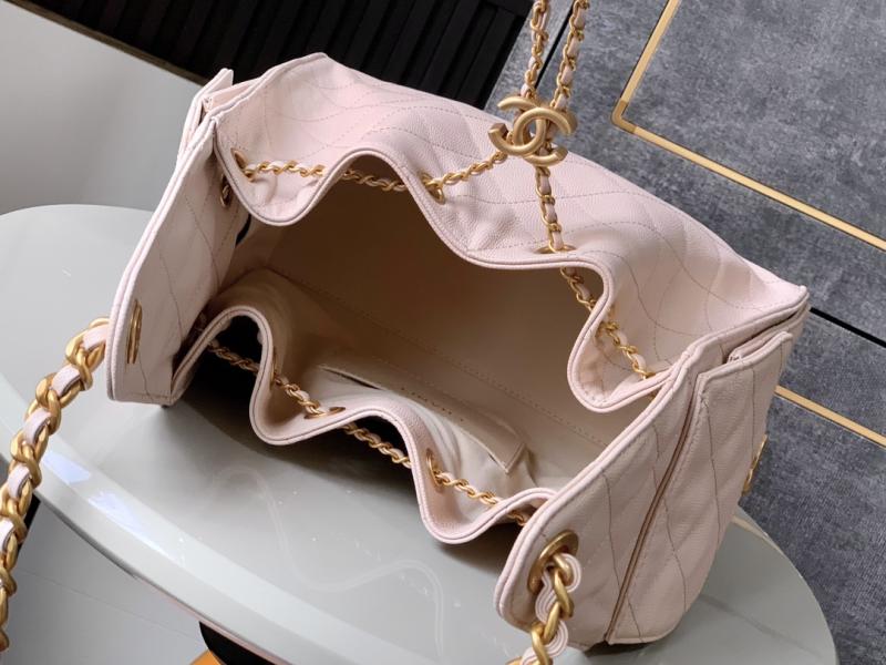 Chanel Grained Calfskin 25 Small Handbag Pink AS5293