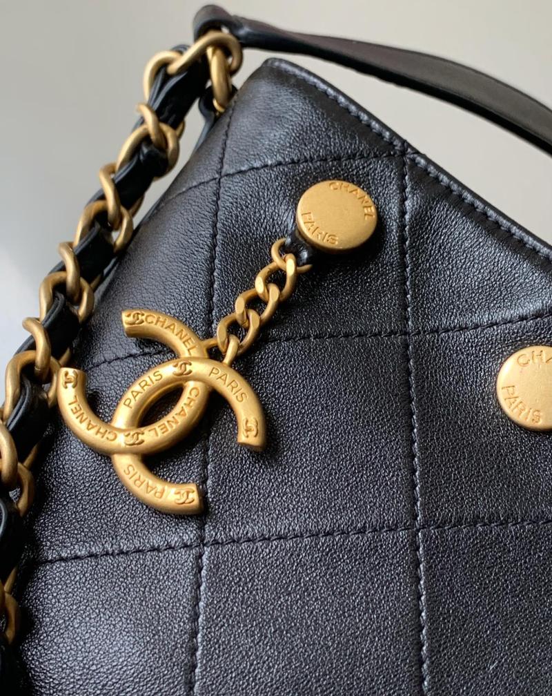 Chanel Large Bucket Bag with Gold AS5406