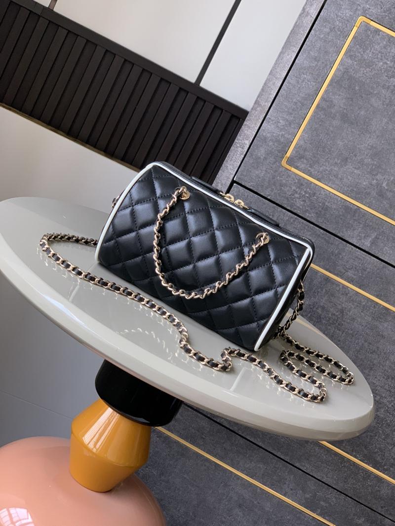 Chanel Mini Boston Bag Black AP4474