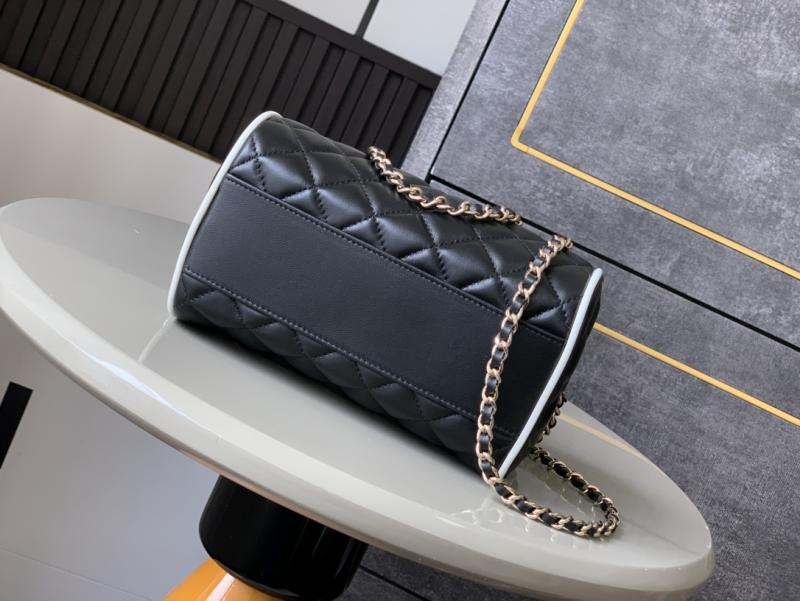 Chanel Mini Boston Bag Black AP4474