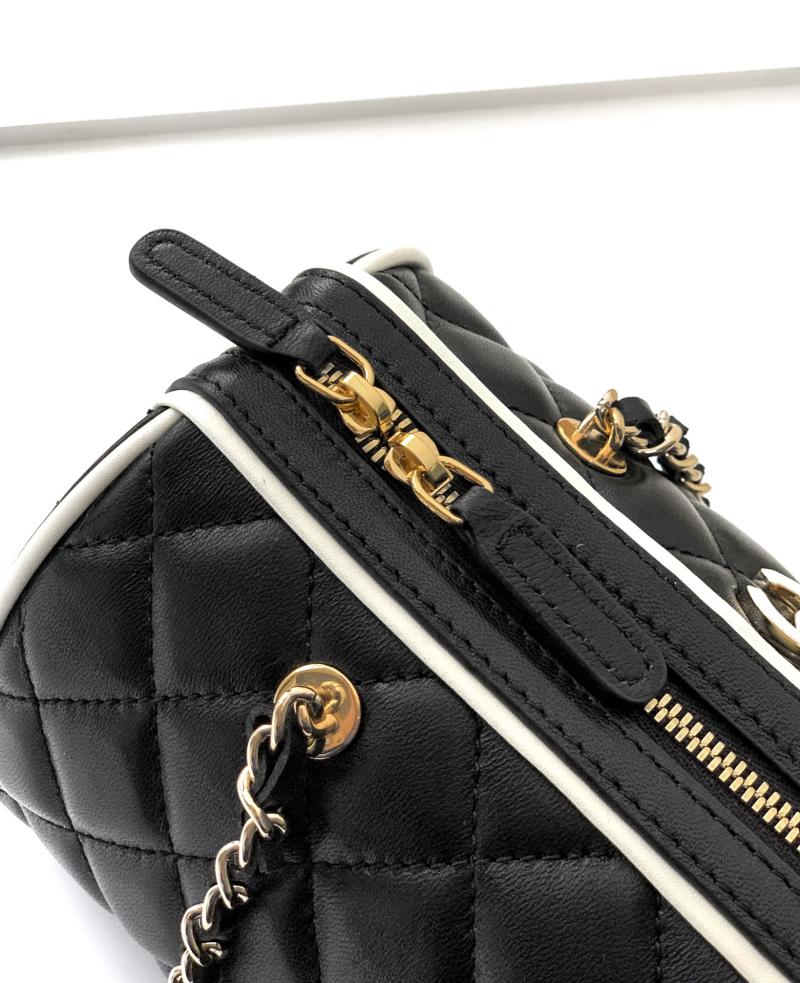 Chanel Mini Boston Bag Black AP4474