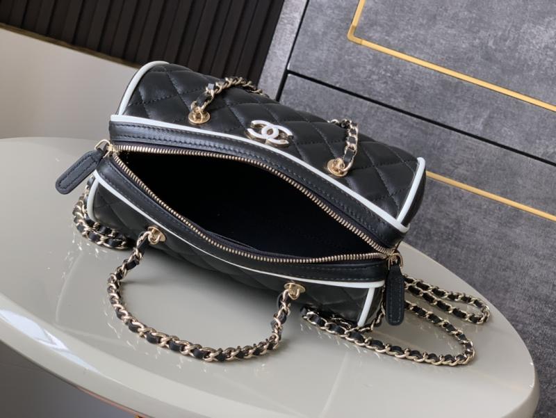 Chanel Mini Boston Bag Black AP4474