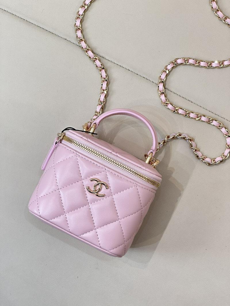 Chanel Mini Vanity With Chain Light Pink AP2198