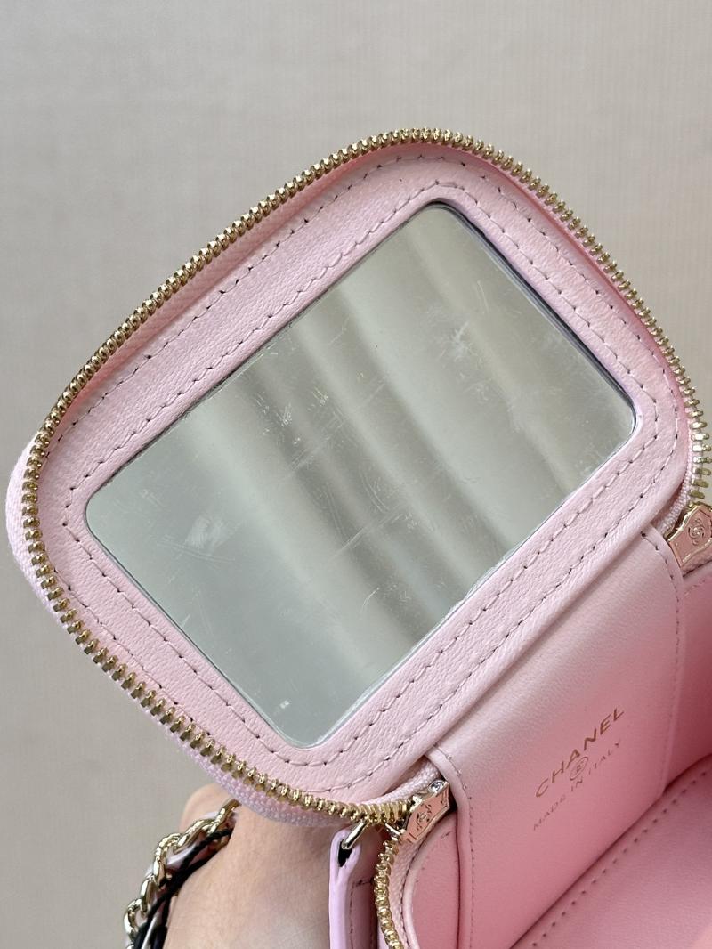 Chanel Mini Vanity With Chain Light Pink AP2198