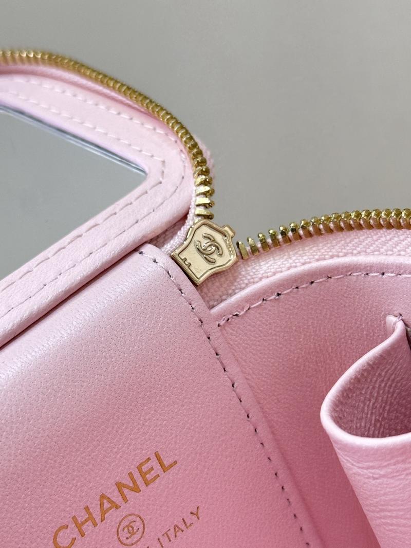 Chanel Mini Vanity With Chain Light Pink AP2198