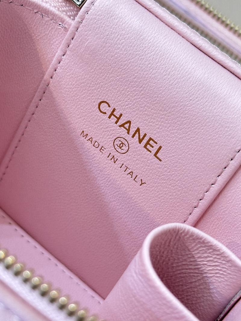 Chanel Mini Vanity With Chain Light Pink AP2198