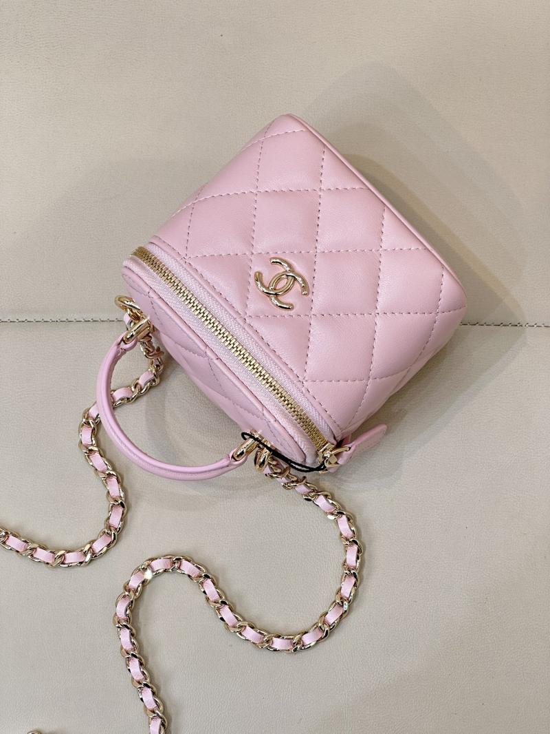 Chanel Mini Vanity With Chain Light Pink AP2198