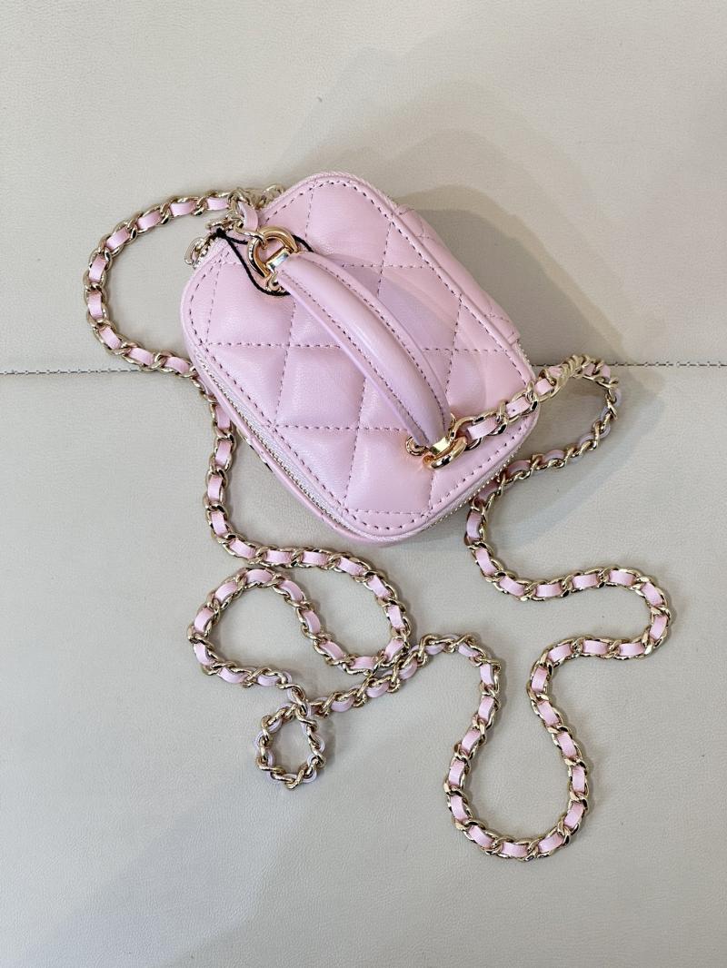 Chanel Mini Vanity With Chain Light Pink AP2198