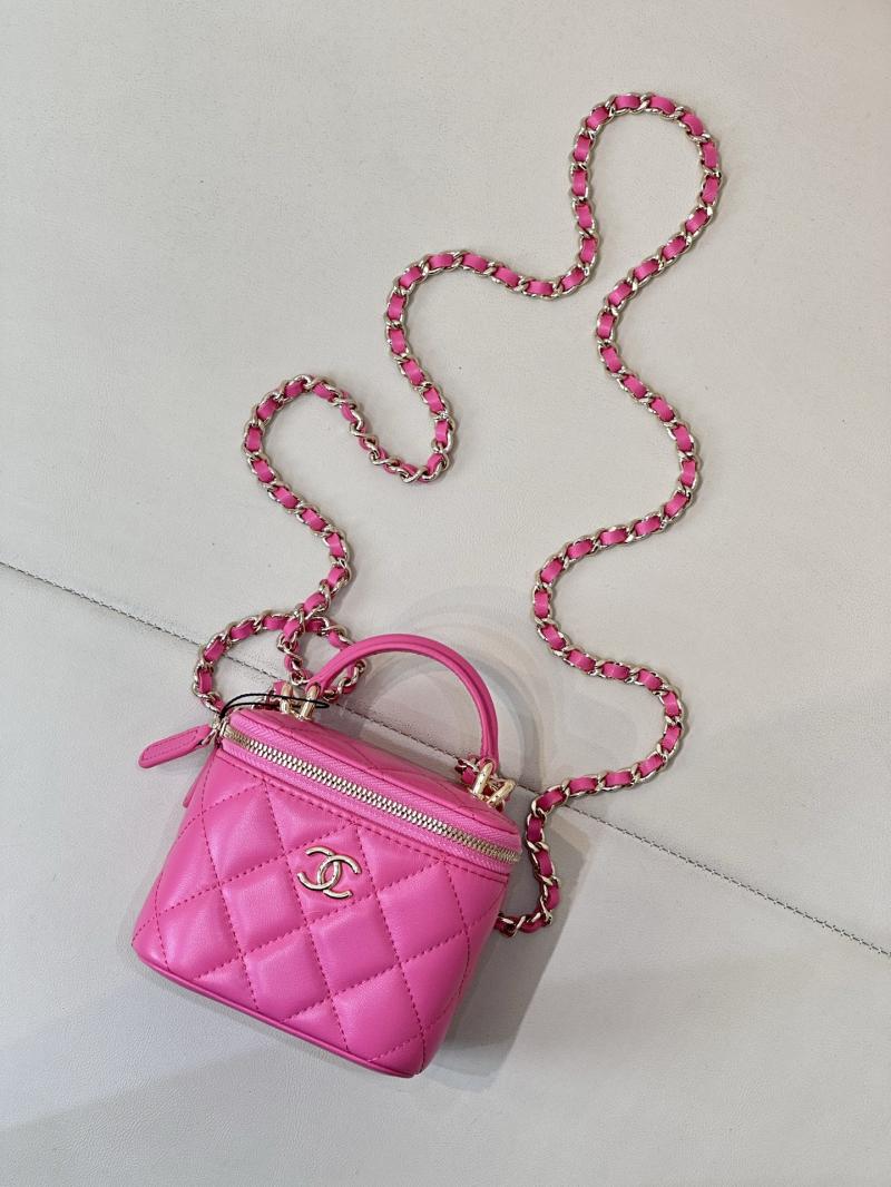 Chanel Mini Vanity With Chain Pink AP2198