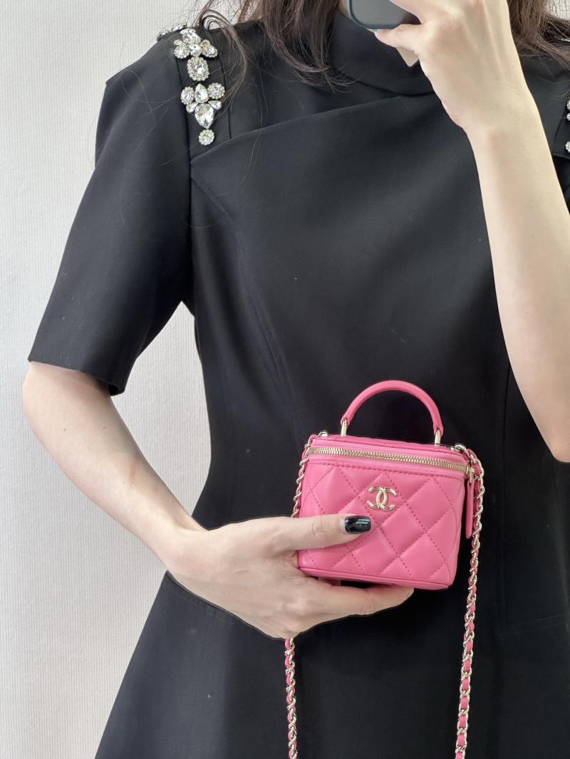 Chanel Mini Vanity With Chain Pink AP2198