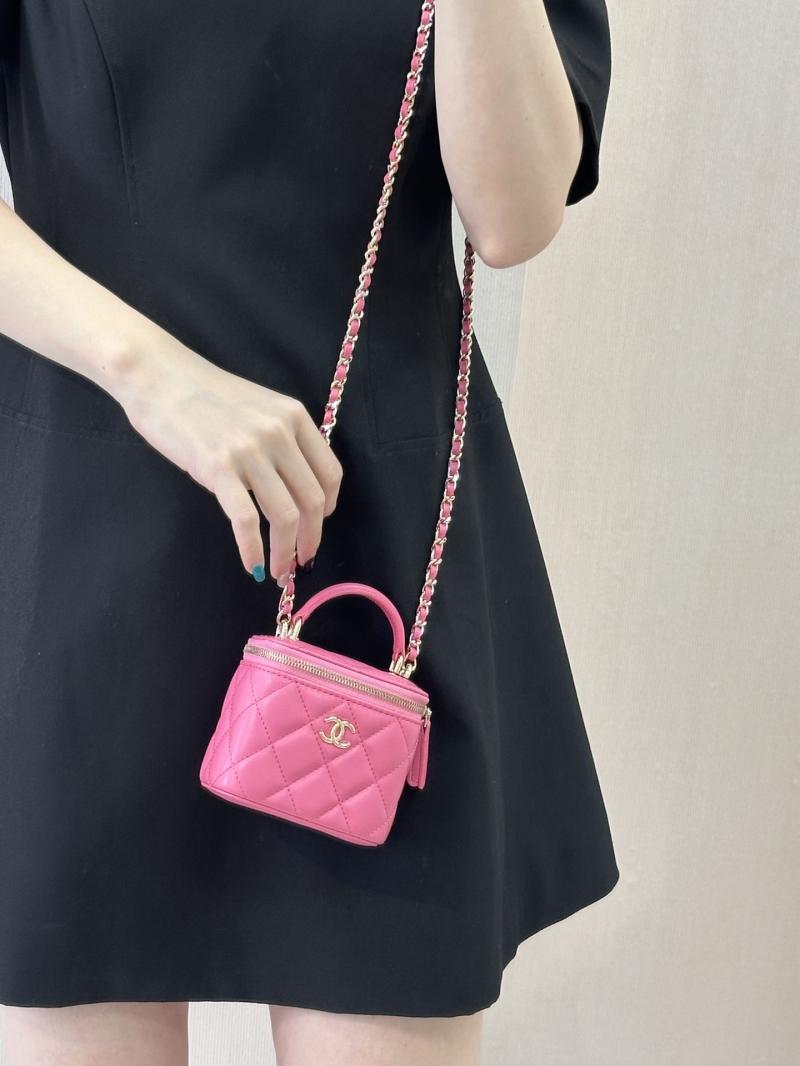 Chanel Mini Vanity With Chain Pink AP2198