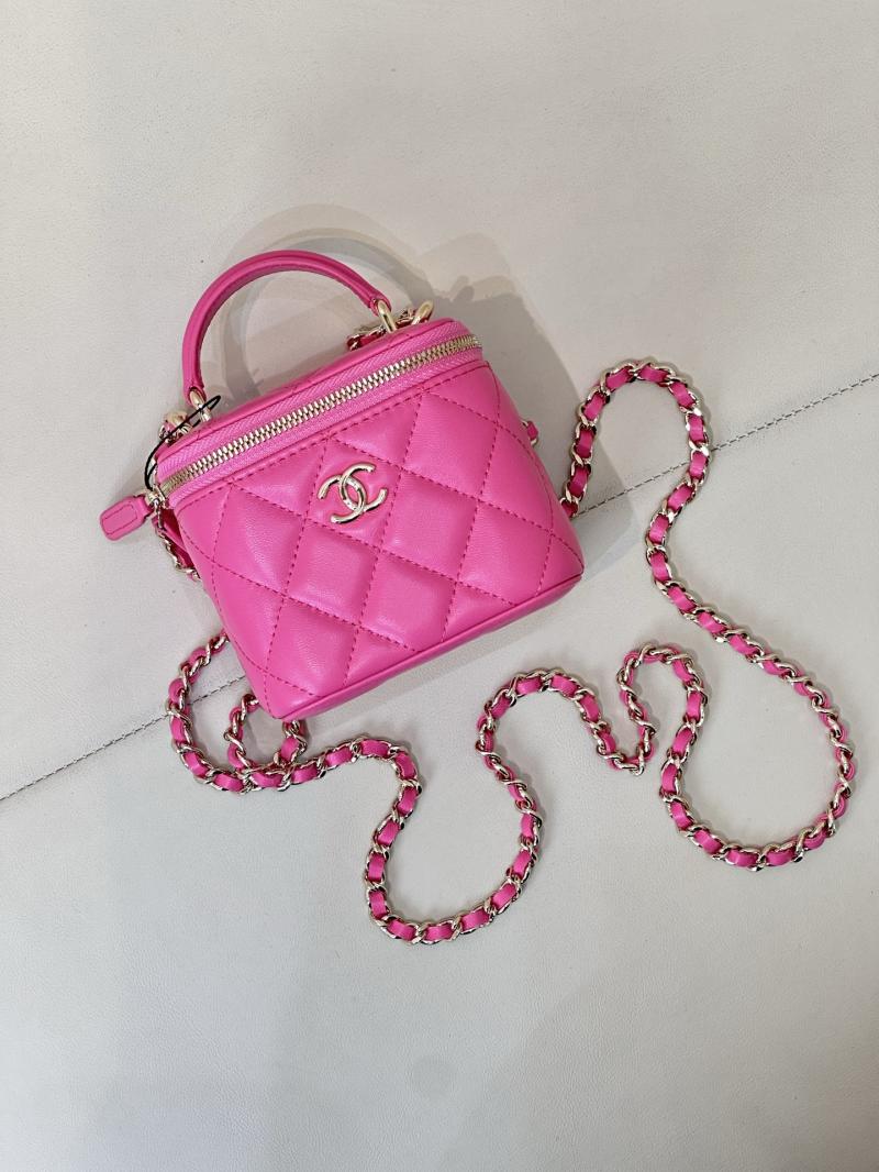 Chanel Mini Vanity With Chain Pink AP2198