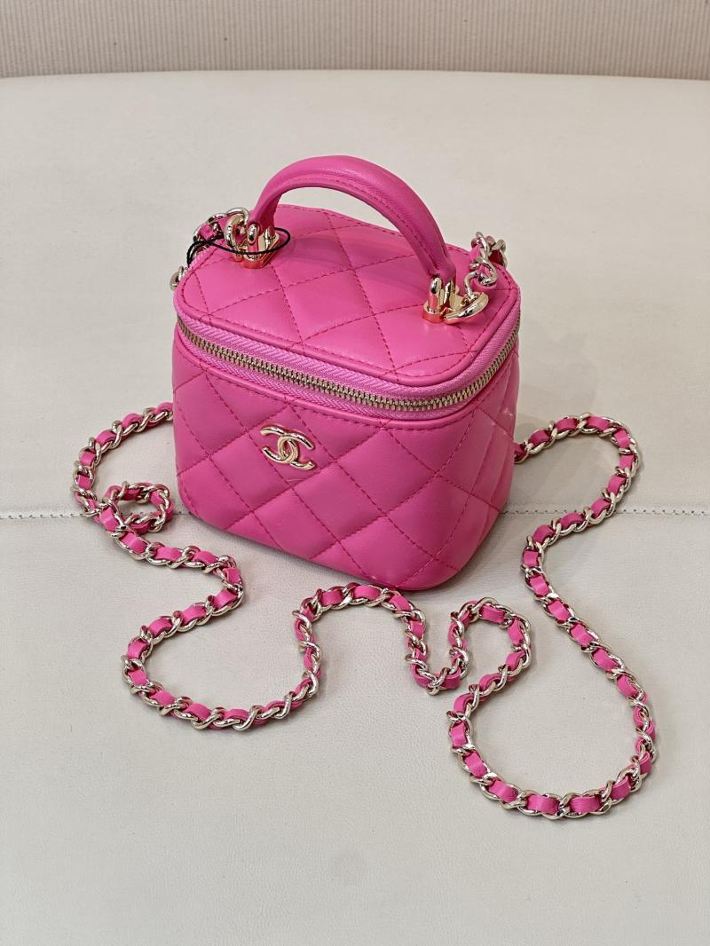Chanel Mini Vanity With Chain Pink AP2198
