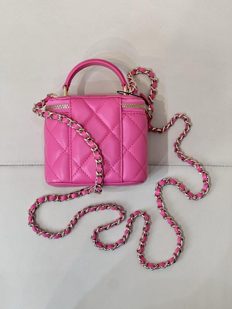 Chanel Mini Vanity With Chain Pink AP2198