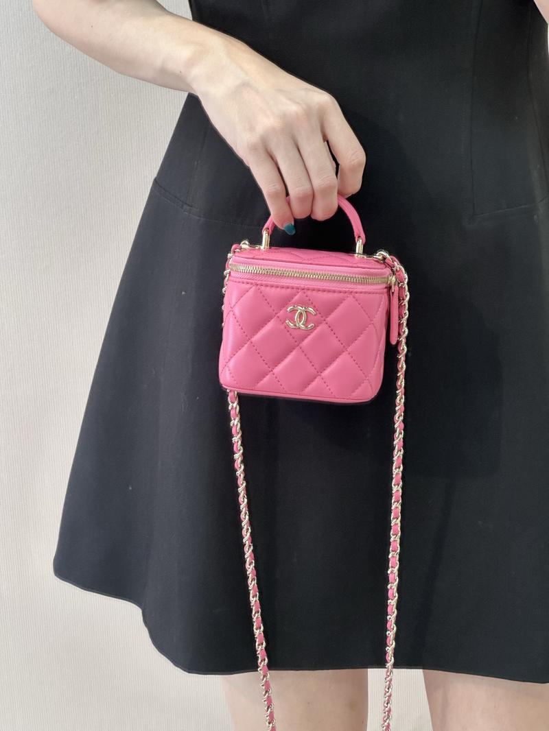 Chanel Mini Vanity With Chain Pink AP2198