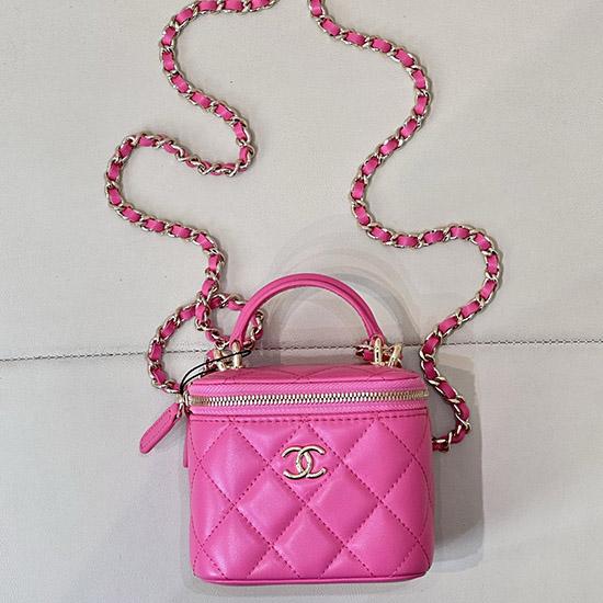Chanel Mini Vanity With Chain Pink AP2198