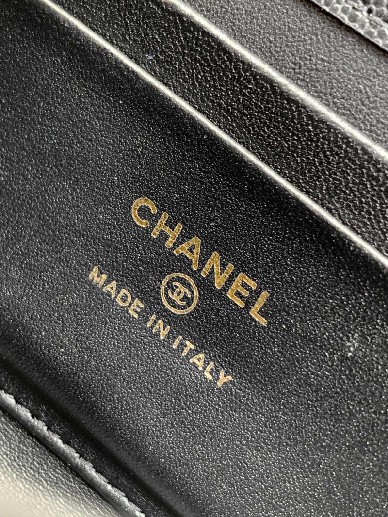 Chanel Phone Holder with Chain Black AP3238