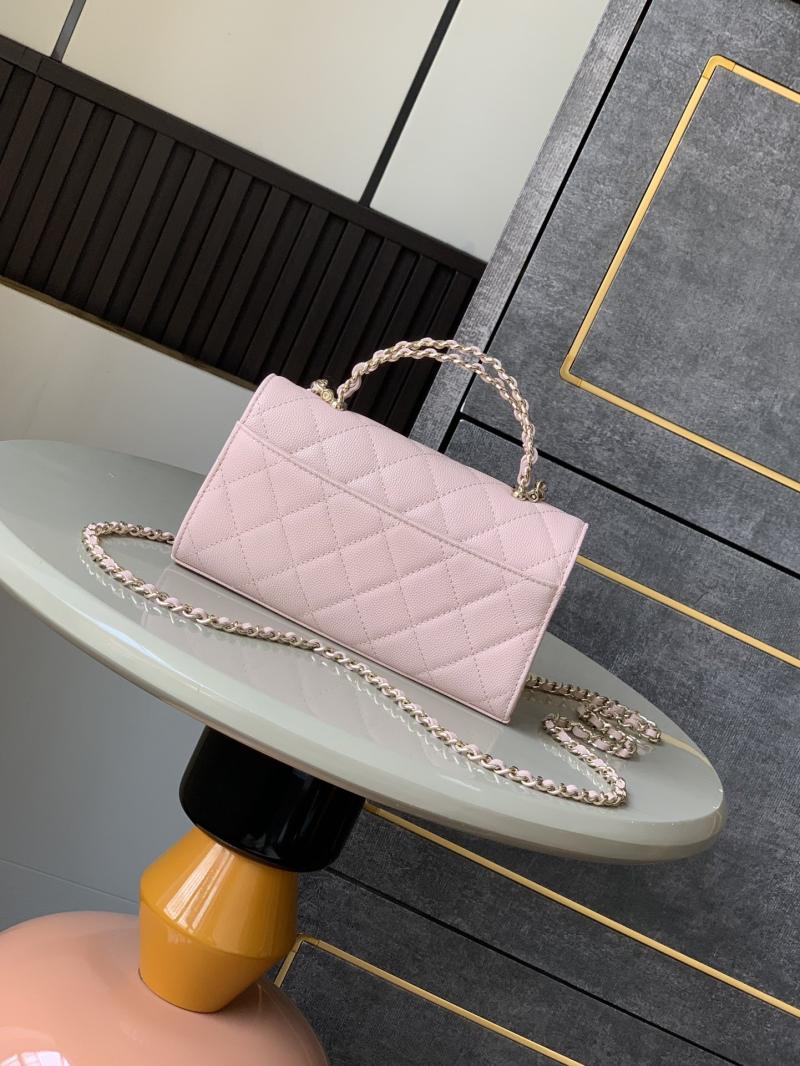 Chanel Phone Holder with Chain Pink AP3238