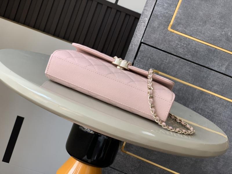 Chanel Phone Holder with Chain Pink AP3238
