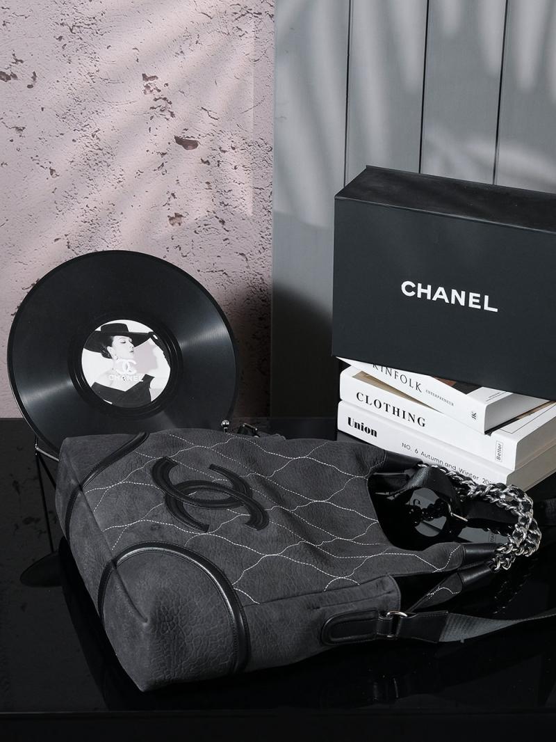Chanel Rodeo Drive Hobo Bag Black AS3336