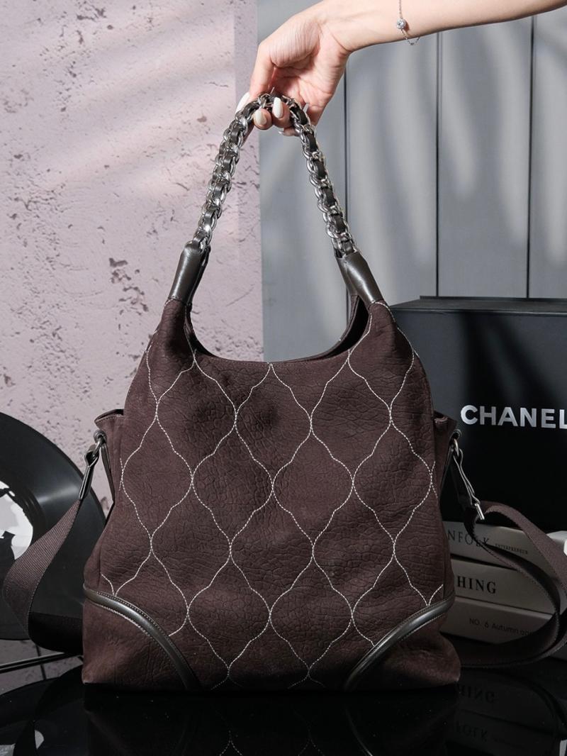 Chanel Rodeo Drive Hobo Bag Brown AS3336