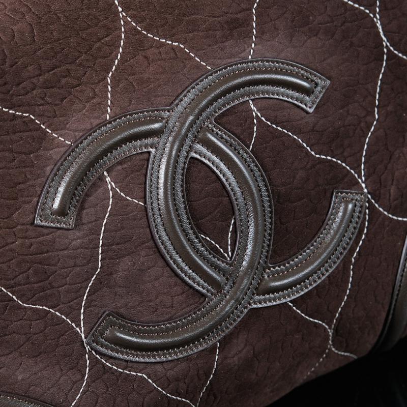 Chanel Rodeo Drive Hobo Bag Brown AS3336