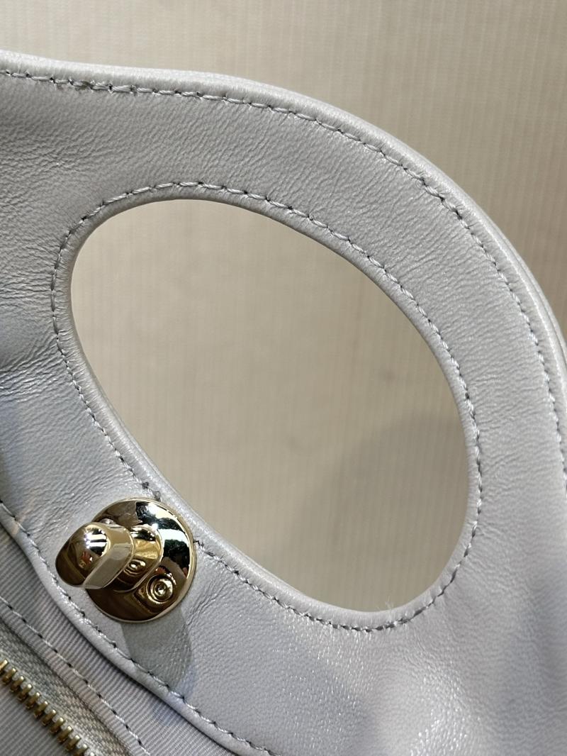 Chanel Shiny Lambskin 31 Mini Shopping Bag AS4133 Grey