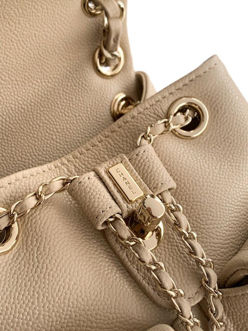 Chanel Small Backpack Beige AS3787