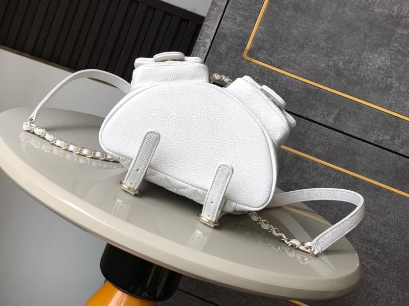 Chanel Small Backpack Light Grey AS3787