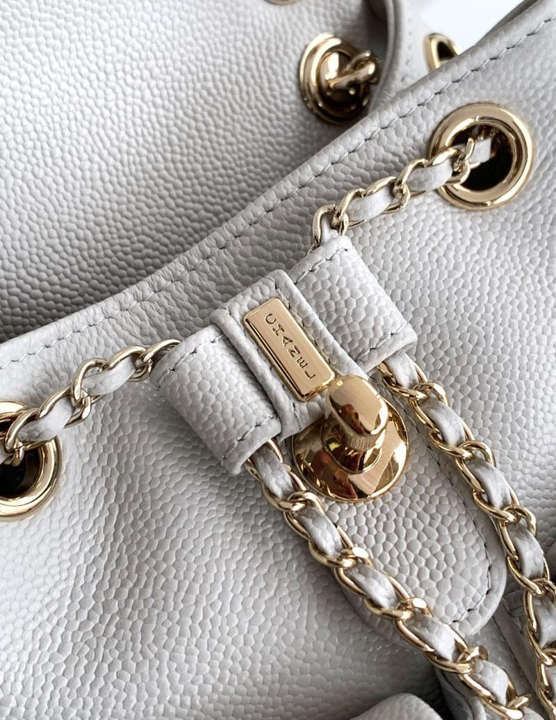 Chanel Small Backpack Light Grey AS3787