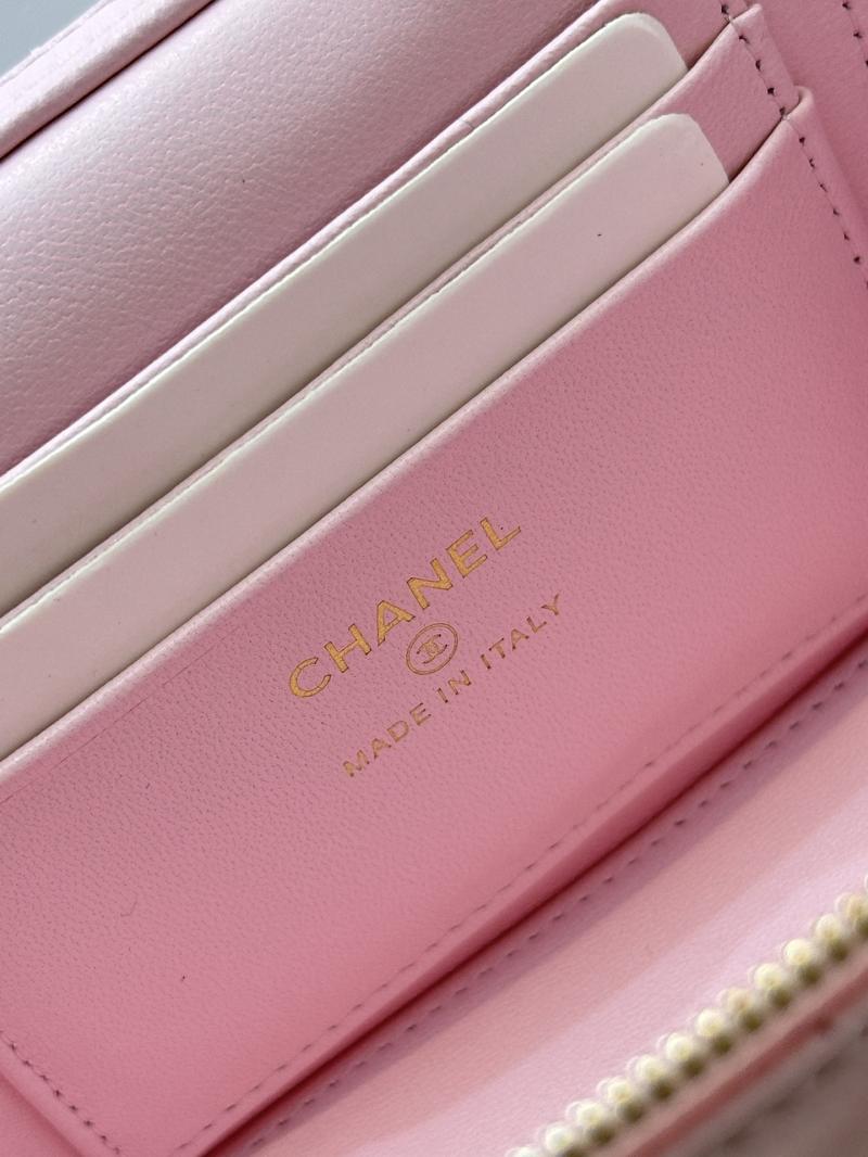 Chanel Vanity Case With Chain Light Pink AP2199