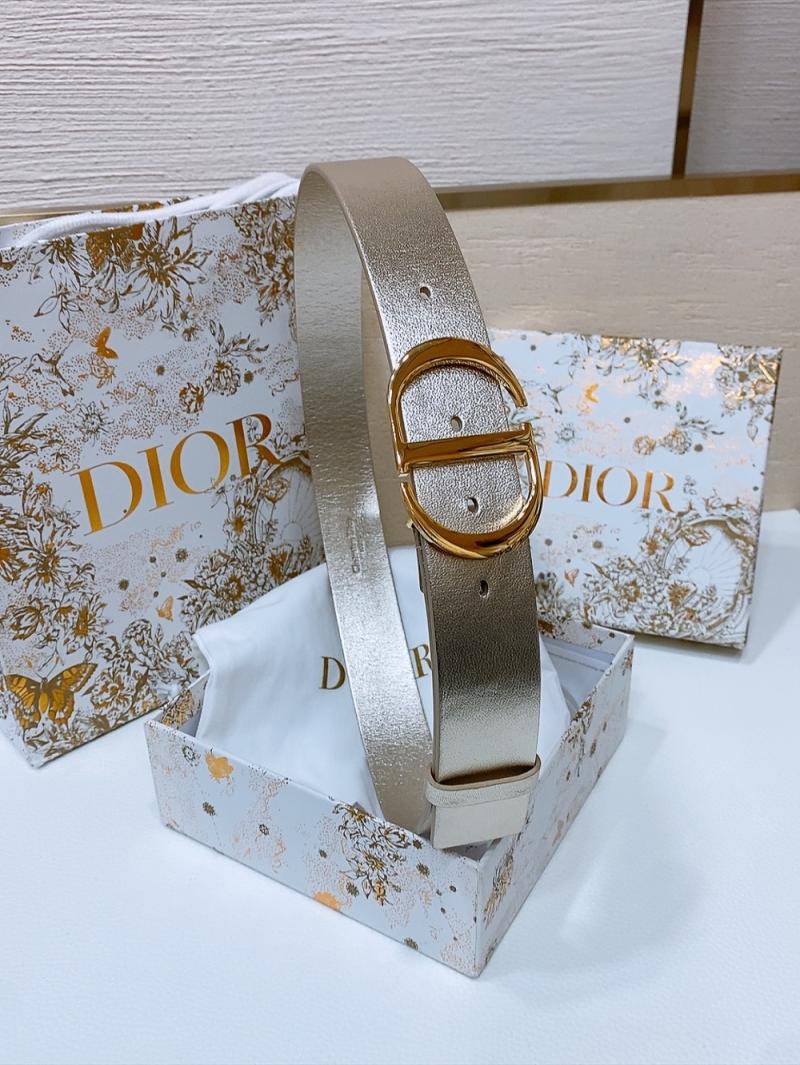 Dior 3.4 Belt Light Gold WDB40306