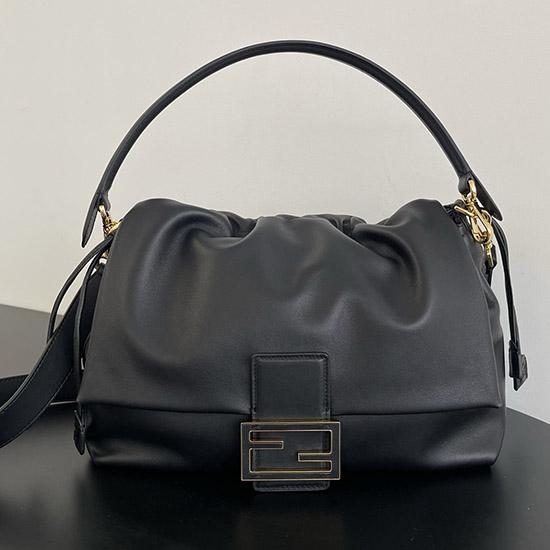 Fendi Mamma Baguette Large Black 8BR834