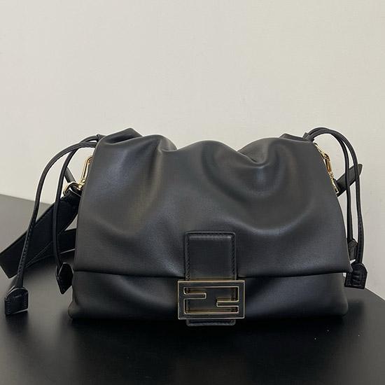 Fendi Mamma Baguette Medium Black 8BR833