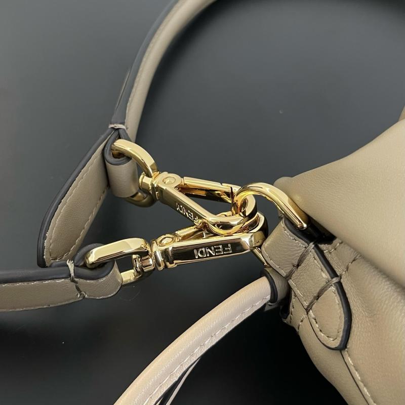Fendi Mamma Baguette Medium Grey 8BR833