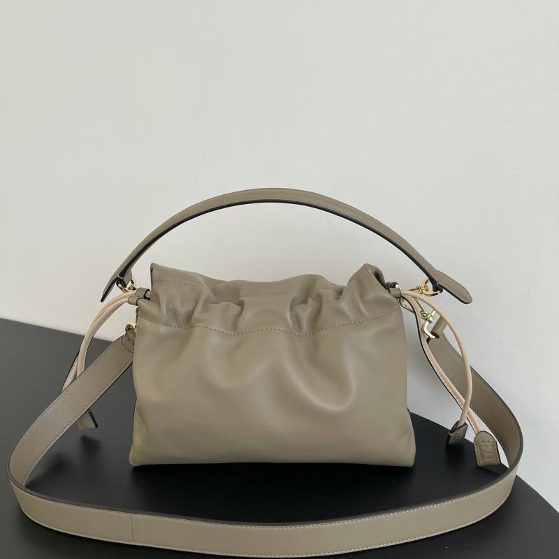 Fendi Mamma Baguette Medium Grey 8BR833