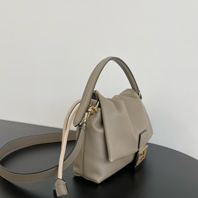 Fendi Mamma Baguette Medium Grey 8BR833