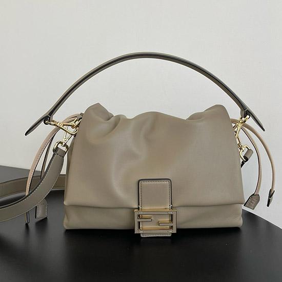 Fendi Mamma Baguette Medium Grey 8BR833