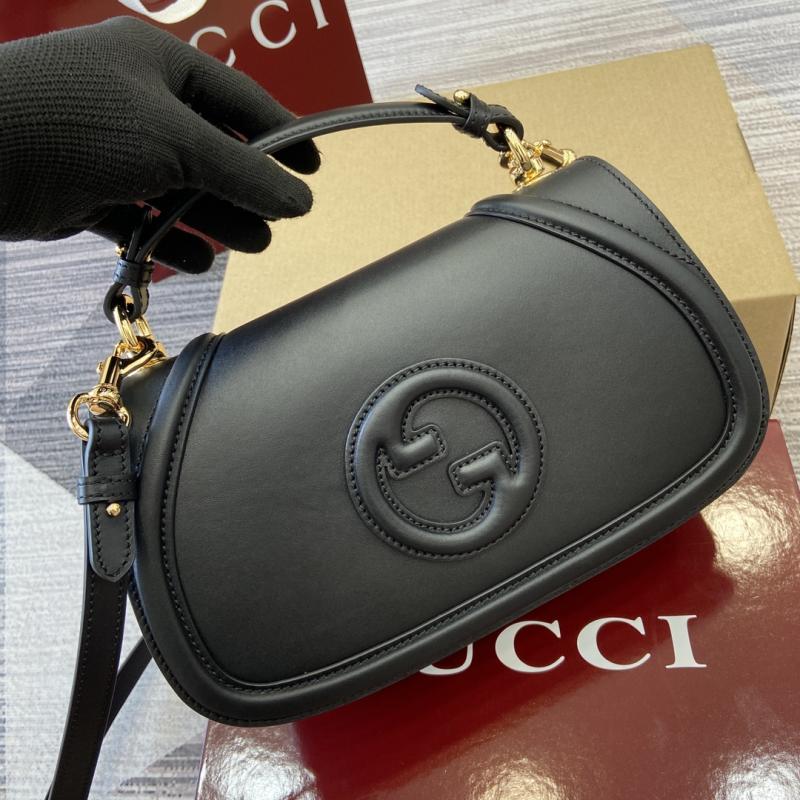 Gucci Blondie medium top handle bag Black 815714