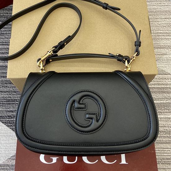 Gucci Blondie medium top handle bag Black 815714