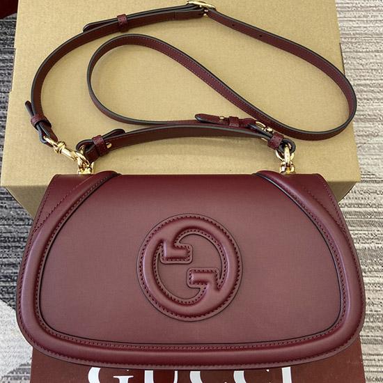 Gucci Blondie medium top handle bag Red 815714