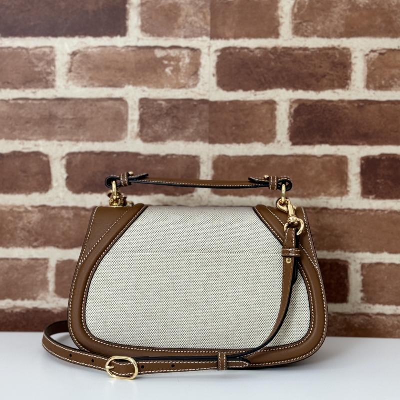 Gucci Canvas Blondie medium top handle bag Beige 815714