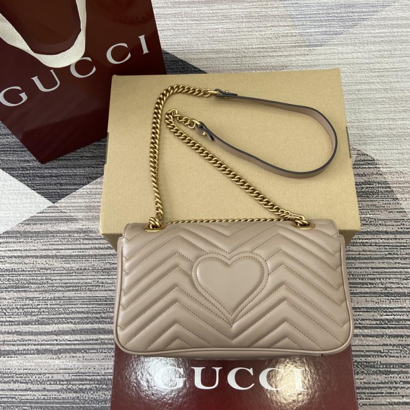 Gucci GG Marmont Medium Shoulder Bag Beige 443497