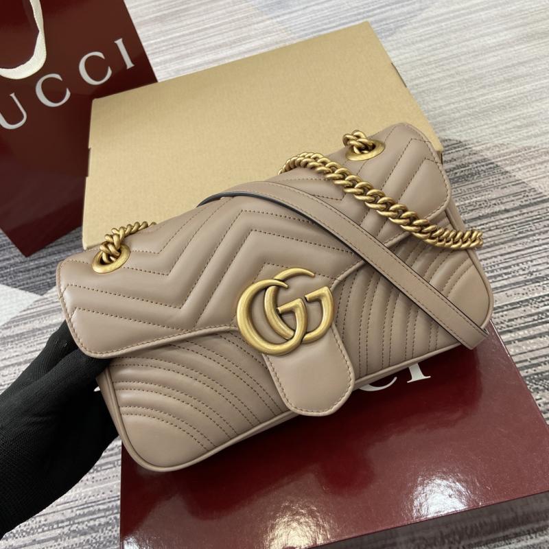 Gucci GG Marmont Medium Shoulder Bag Beige 443497