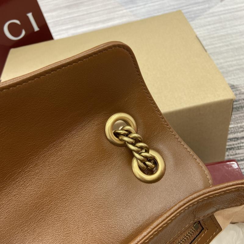 Gucci GG Marmont Medium Shoulder Bag Brown 443497